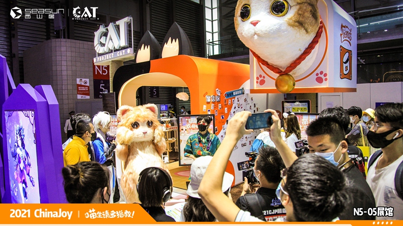 ChinaJoy超萌展区!《Project Cat》治愈猫咪吸引一众铲屎官
