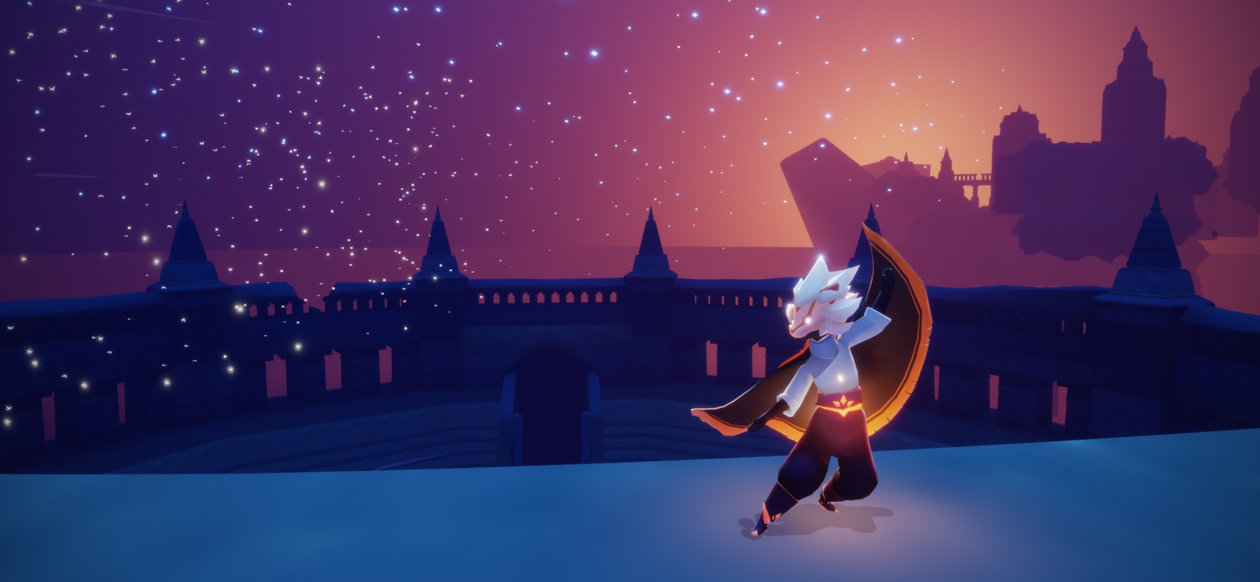 光遇怎么跑火试炼