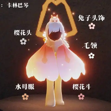 光遇中的樱花斗篷和什么搭配