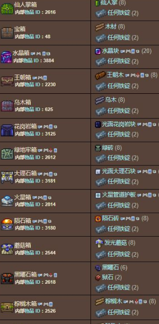 泰拉瑞亚1.4地狱宝箱有什么