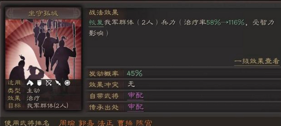三国志战略版郭淮搭配什么战法