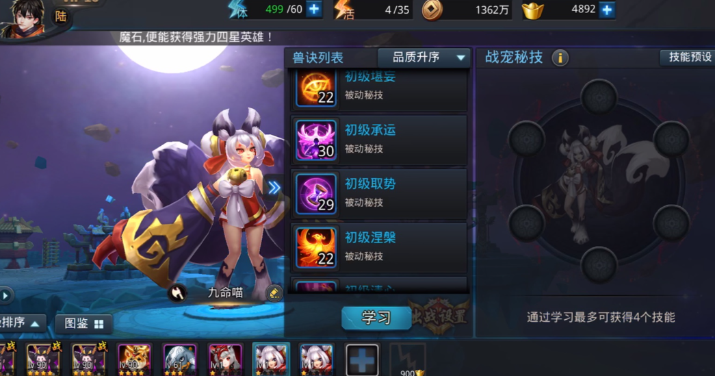 乱斗西游战宠潜能点是什么