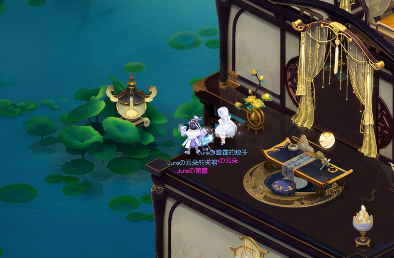 梦幻西游墨金耀光配什么庭院