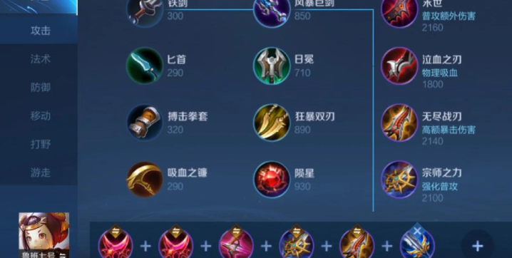 王者荣耀鲁班王者局怎么出装