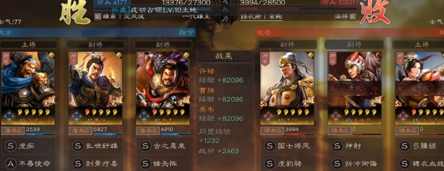 三国志战略版张飞和许褚怎么玩