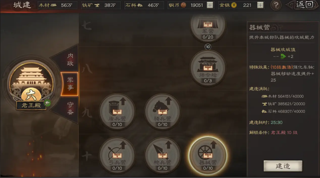 三国志战略版如何快速建分城