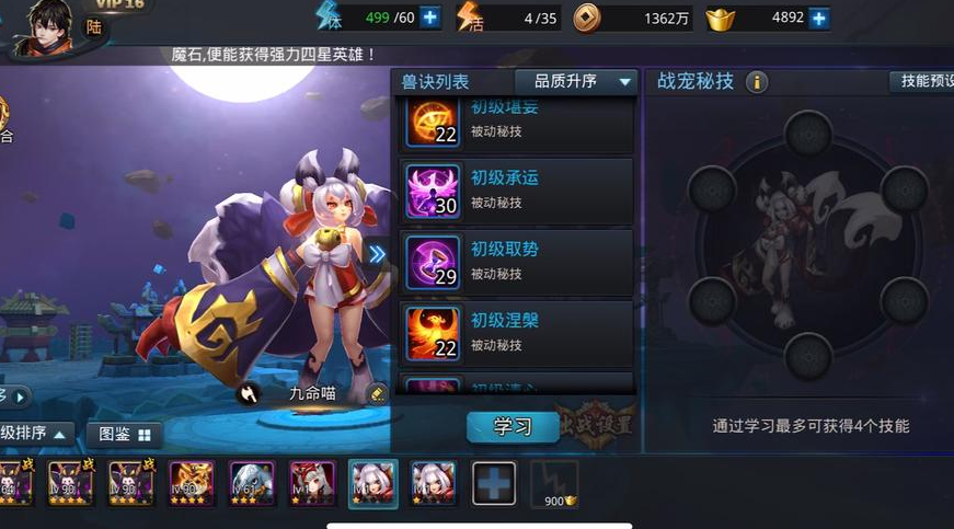 乱斗西游战宠如何升级