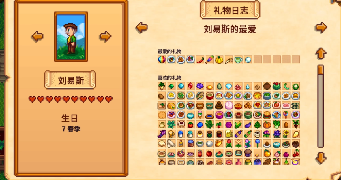 星露谷物语人物送什么 星露谷物语人物送什么