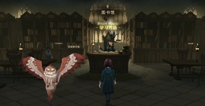 哈利波特魔法觉醒图书馆隐藏房间怎么进
