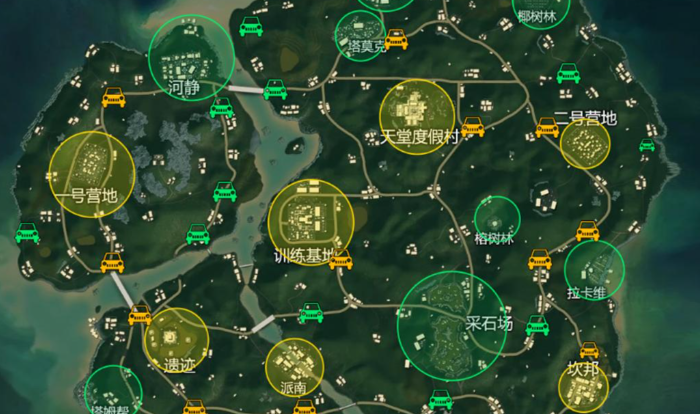 绝地求生都有什么地图