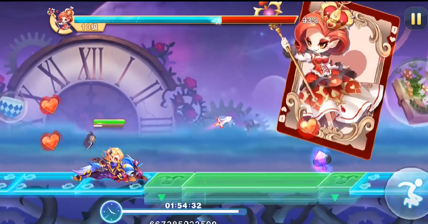 天天酷跑双面皇后怎么打