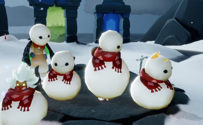 光遇梦想村雪人之家怎么飞