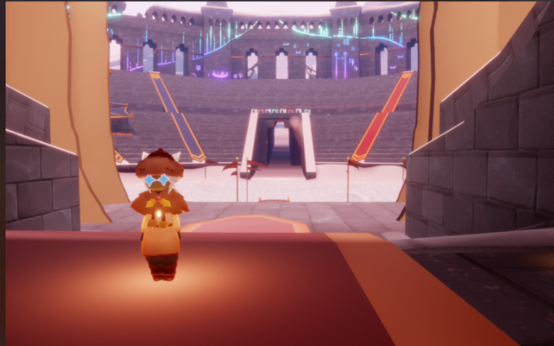 光遇梦想村雪人之家怎么飞