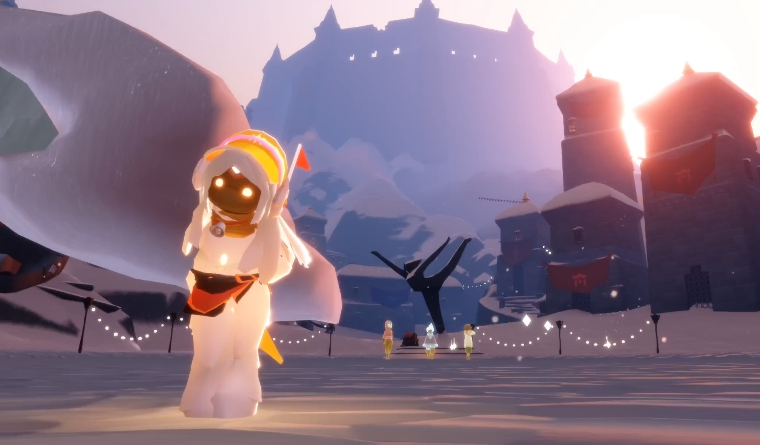 光遇梦想村雪人之家怎么飞