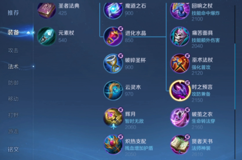 王者荣耀法师出装伤害最高的装备是什么