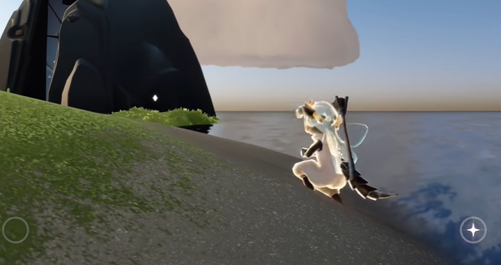 光遇新手如何快速遁地