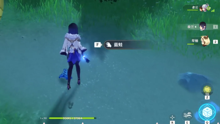 原神到底怎么抓蓝蛙