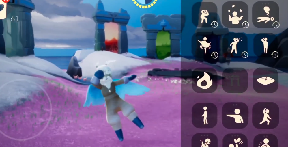 光遇如何原地快速旋转