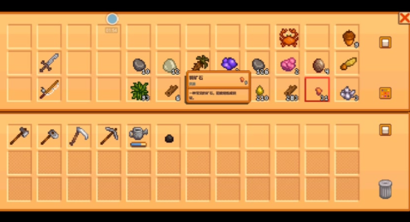 星露谷物语背包怎么扩充 星露谷物语背包怎么扩充