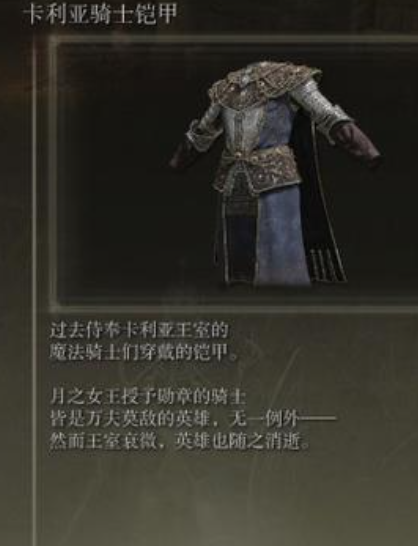 艾尔登法环战士用什么套装