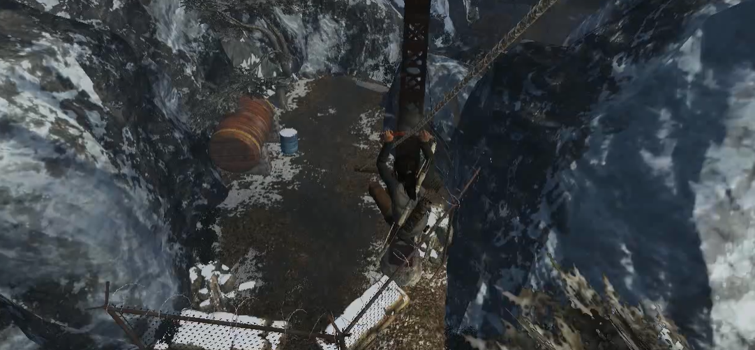 古墓丽影9峭壁碉堡怎么过去