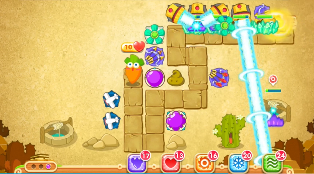 保卫萝卜2第74关怎么过